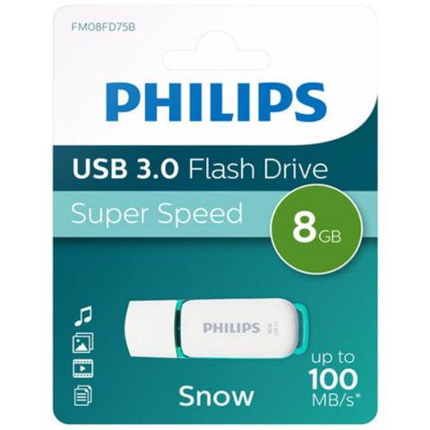 Fm08fd75b / 00 Usb Drive 8gb Snow Super Fast Green - Foto 2