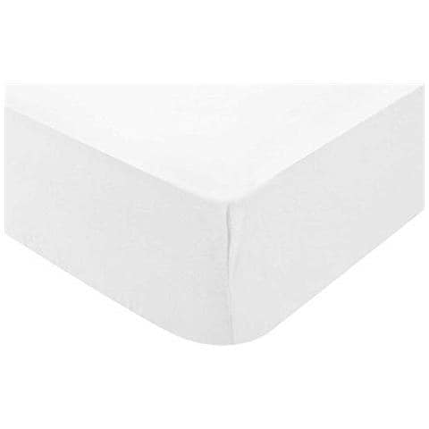Domiva - Lenzuolo Con Angoli, Impermeabile, Navicella, 5 Punti, 35 X 75 Cm, Colore: Bianco - Foto 1
