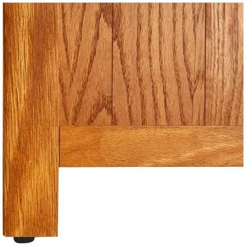 Libreria A 6 Ripiani 90x22,5x200 Cm In Massello Di Rovere - Foto 7