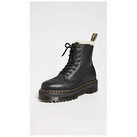 Dr. Martens Women's Jadon Fl 8 Eye Boots, Nero, 8 Medium Us - Foto 2