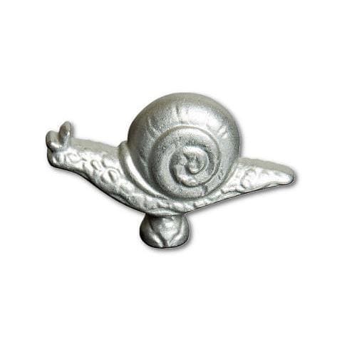 Pomello Lumaca per Personalizzare le Pentole in Acciaio Dimensione 5.5 x 8 x 2 cm Colore Argento - Linea La Cocotte - Foto 1