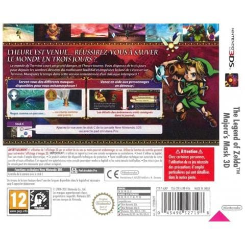The Legend of Zelda: Majora's Mask 3D, 3DS Basico 3DS Francese videogioco - Foto 2