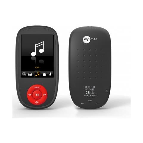 MPC244GB Lettore MP4 4GB Nero, Rosso lettore e registratore MP3 / MP4 - Foto 1