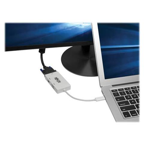 Tripp Lite U444-06N-HDV4K USB-C HDMI / DVI / VGA Bianco cavo di interfaccia e adattatore - Foto 3