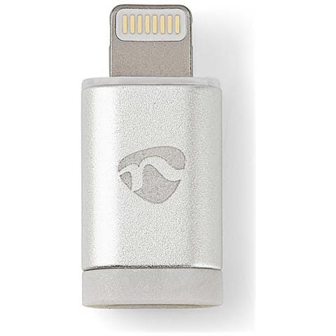 CCTB39901AL cavo di interfaccia e adattatore Apple Lightning USB Micro B Female Alluminio - Foto 1