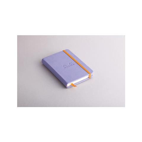NOTEBOOK RIMBORDATO RIGIDO 9X14 MM 192 PAGINE CARTA AVORIO 90 GR SENZA QUADRETTATURA- CON ELASTICO - Foto 2