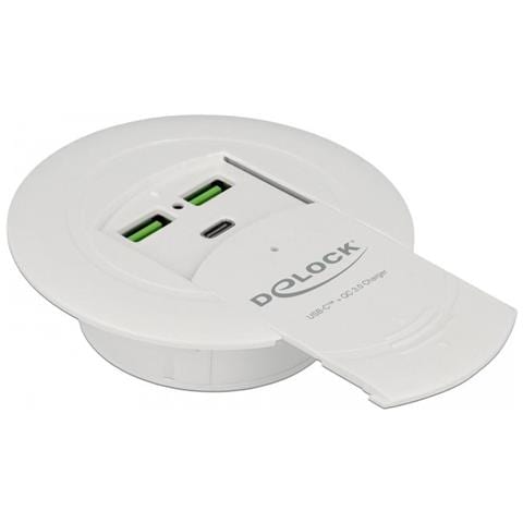 64065 Caricabatterie per dispositivi mobili Smartphone Bianco dC Ricarica rapida Interno - Foto 1