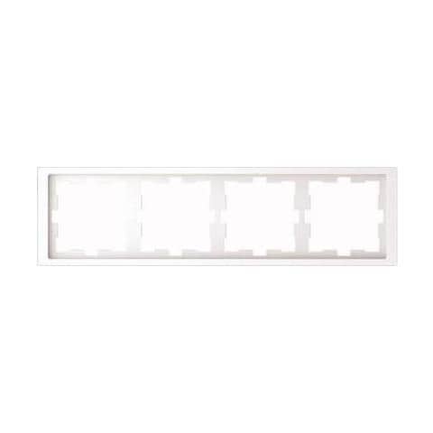Meg4040-6535 Bianco Placca Copripresa E Copri Interruttori - Foto 1