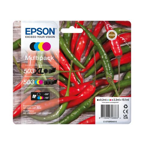 C13t09r94010 Cartuccia D'inchiostro 4 Pz Originale Resa Elevata (xl) Nero, Ciano, Magenta, Giallo - Foto 2