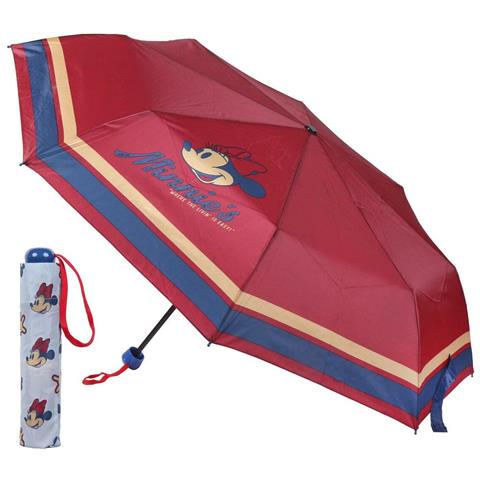 Ombrello Pieghevole Minnie Mouse Rosso (ø 97 Cm) - Foto 1