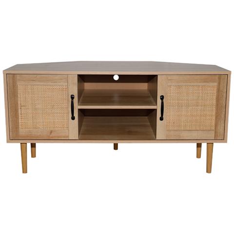 Credenza In Legno Artic Con Ante Effetto Canne E Nicchie - Foto 1