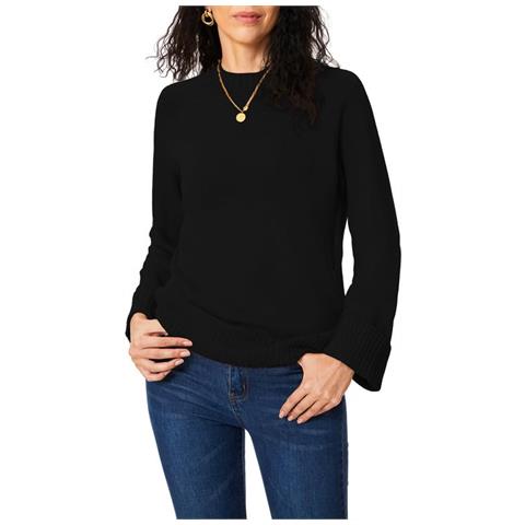 Maglione Donna A Girocollo Nero L - Foto 1
