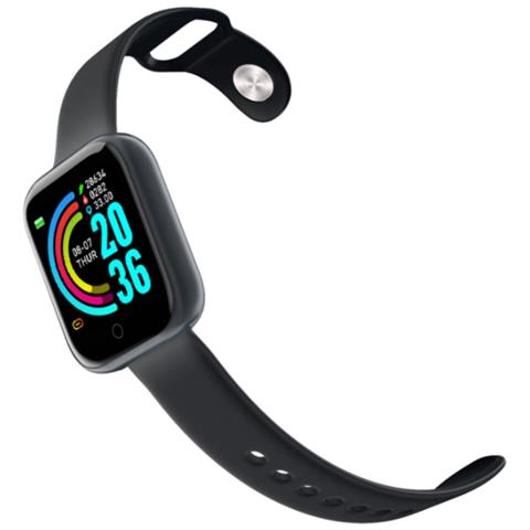 Smartwatch Trainerbeat Impermeabile Display 1.44" Bluetooth Wi-Fi Nero - Foto 2