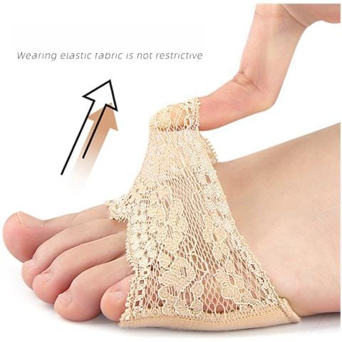 Cuscino Invisibile Sull'avampiede Con Separatore Antiscivolo Per Le Dita Beige - Foto 6