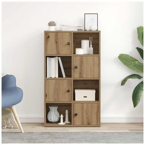 Libreria Rovere Artigianale 60x24x101,5 Cm In Legno Multistrato - Foto 3