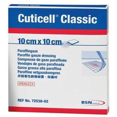 Cuticell Medicazione Impregnata 10X10Cm 5Pz Leukoplast - Foto 1