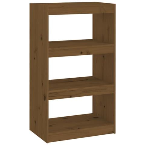 Libreria /divisorio Ambra 60x30x103,5 Cm Legno Massello Di Pino - Foto 1