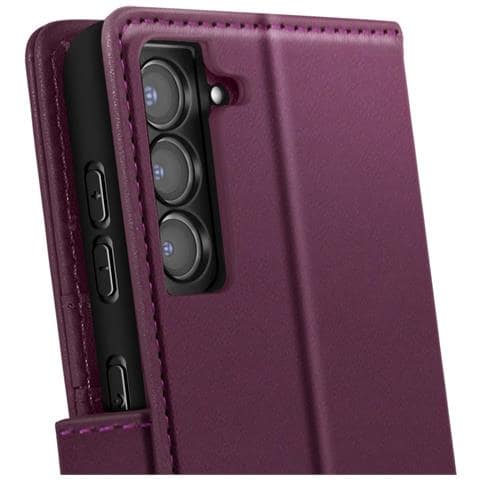 Custodia Per Samsung Galaxy S21 Con Cover Rimovibile, Viola - Foto 5