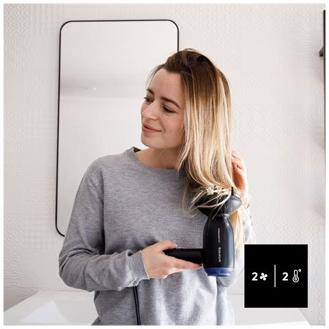 Studio Glow 1500 asciuga capelli 1400 W Nero - Foto 6