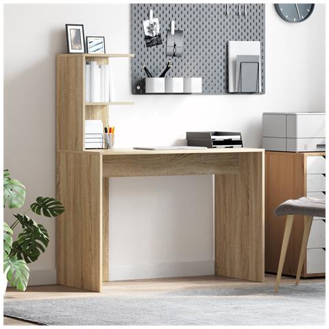 Scrivania in Rovere di Sonoma rovere di Sonoma Truciolare Standard - Foto 2