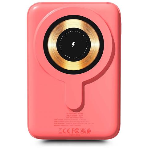 Magnee Power 10000 mAh Carica wireless Corallo - Foto 2