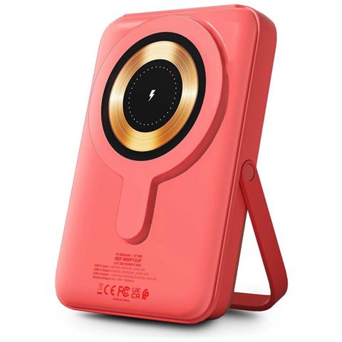 Magnee Power 10000 mAh Carica wireless Corallo - Foto 1