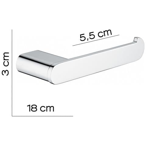Portarotolo Da Muro In Acciaio, Ottone E Cromall A124 Serie Azzorre - Foto 2