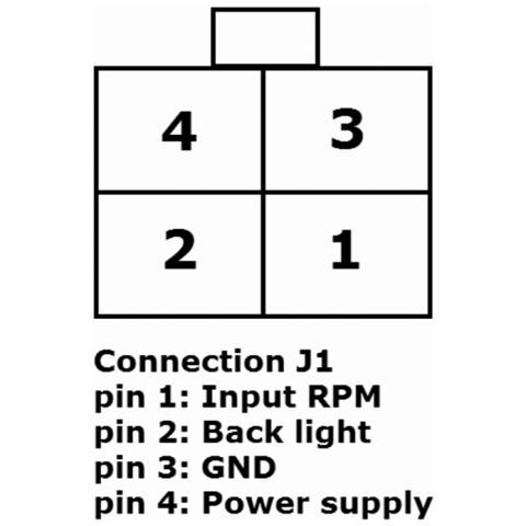 Contagiri E Contaore Analogico-digitale 4000rpm Ø80mm 10-32v - Foto 4