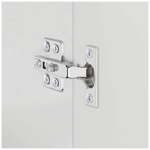 Mobile per lavabo da bagno TULUM Bianco lucido 60 x 34 x 63 cm - Foto 9