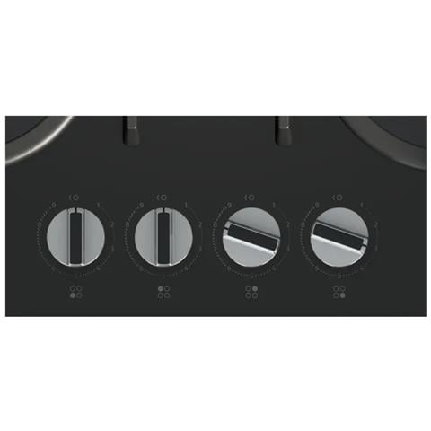 Piano Cottura A Gas Da 59 Cm, 4 Fuochi, Nero, 7500 W - T26pip4s0 - Foto 2