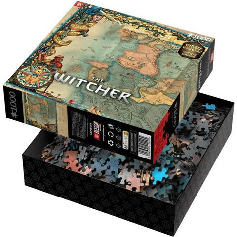 The Witcher: Northern Kingdom Map Puzzle 1000 pz Video game - Foto 1