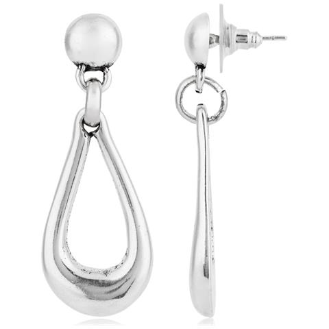 Ciondolo A Forma Di Lacrima In Argento - Foto 1