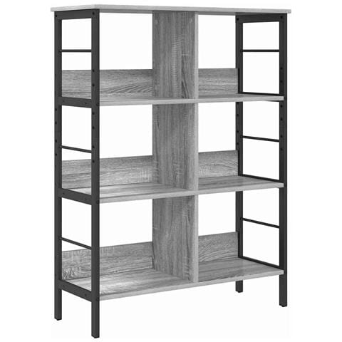 Libreria Grigio Sonoma 82 x 32 x 112 cm Legno multistrato - Foto 1