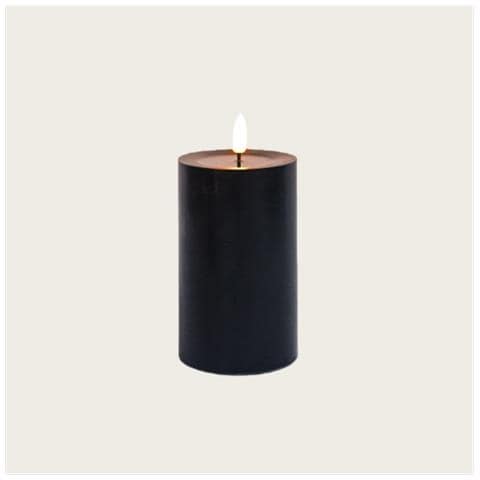 Candela Elettronica A Led Serie Magic Black (7.5cm X 12.5cm) - Superficie A Specchio Piatta - Foto 2