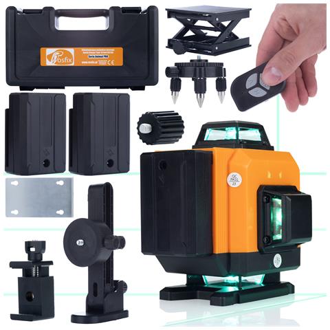 Livella Laser Orange Tiger Rot16l - 16 Linee, Autolivellante, Ip54 | Precisione 0,2 Mm / 10 M, 360°x4 | Uso Professionale E Domestico - Foto 1