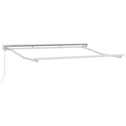 Tenda retrattile manuale Arancione, Grigio, Blu, Bianco - Foto 2