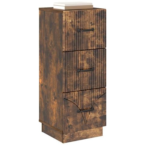 Mobile con Cassetti Rovere Fumo 33 x 34,5 x 87 cm - Foto 2