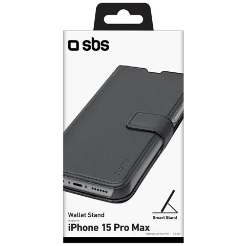 TEBKWALIP1567PK custodia per cellulare 17 cm (6.7") Custodia a borsellino Nero - Foto 2