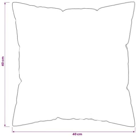Cuscino FULDA 2 pz 40 x 40 cm 100% piuma d’oca e piumino Bianco - Foto 7