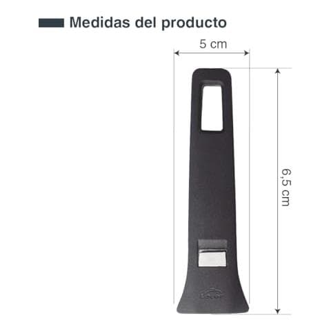56601 - Manico combinato rimovibile, design ergonomico, compatibile con pentole e casseruole combinate - Foto 2