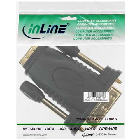 Cavo e Adattatore 7660P DVI-D HDMI A Maschio / femmina Colore Nero - Foto 3