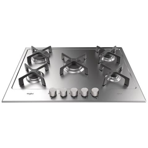 WHIRLPOOL Piano Cottura GMA 7514 / IXL a Gas 5 Fuochi Gas Colore Acciaio Inox