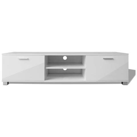 Mobile Porta TV Bianco Lucido 120x40,5x35 cm - Foto 2