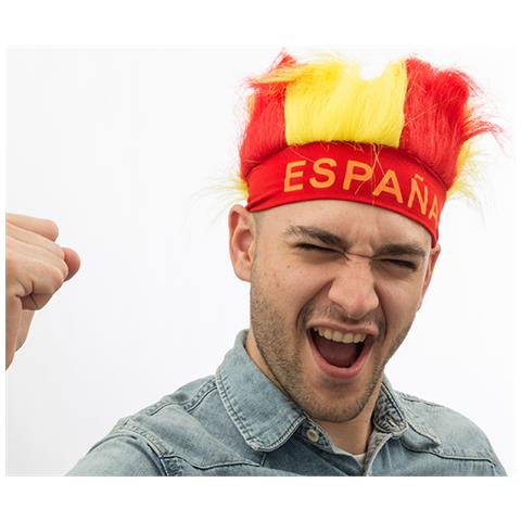 Parrucca Bandiera Spagna - Foto 1