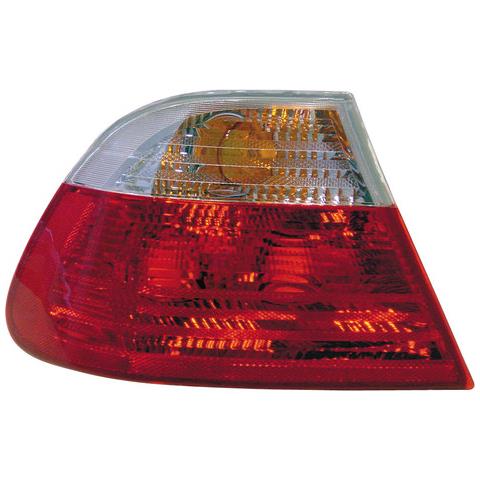 Cp. fari Post Performance Bmw E46 2d (bianco / rosso - Foto 1