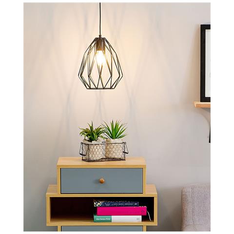 Lampada Da Soffitto In Metallo Nera Magra - Foto 35