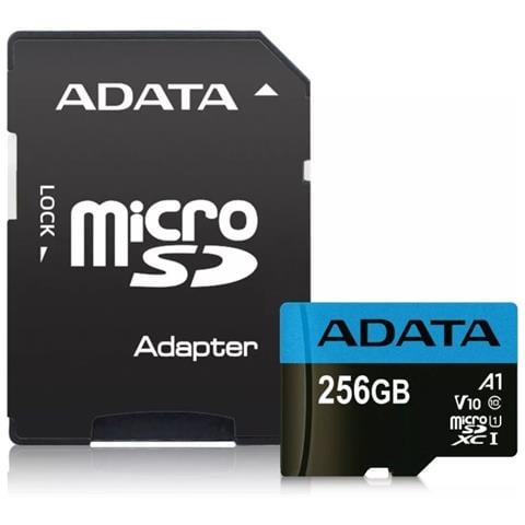 MicroSDXC Premier Capacità 256 GB UHS-I Classe 10 Velocità fino a 85 MB / s + Adattore - Foto 1