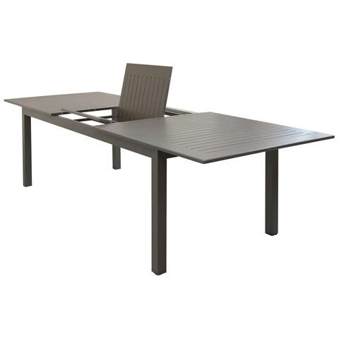 Argentum - Tavolo Da Giardino Allungabile In Alluminio 220/280 X 100 - Foto 4