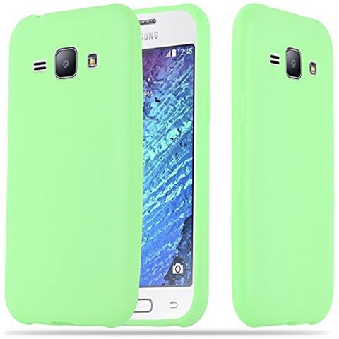 Custodia Compatibile Con Samsung Galaxy J1 2015 In Candy Pastello Verde - Coperchio Protettivo In Silicone Tpu Flessibile - Foto 1