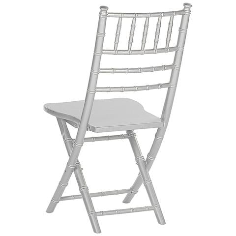 Set Di 4 Sedie Da Pranzo Pieghevoli In Legno Color Argento Machias - Foto 16